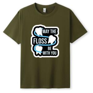 May The Floss Be With You T-Shirt - Image 5