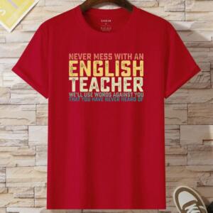 Never Mess With English Teacher T-Shirt (2)