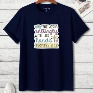 Nurse She Works With Her Hands T-Shirt (3)