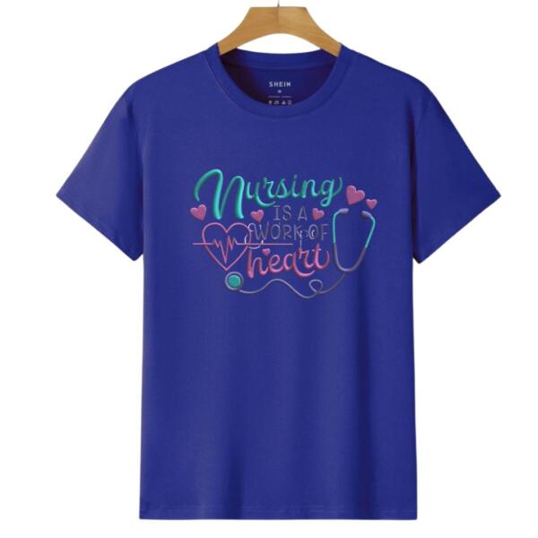 Nursing Is A Work Of Heart T-Shirt (6)