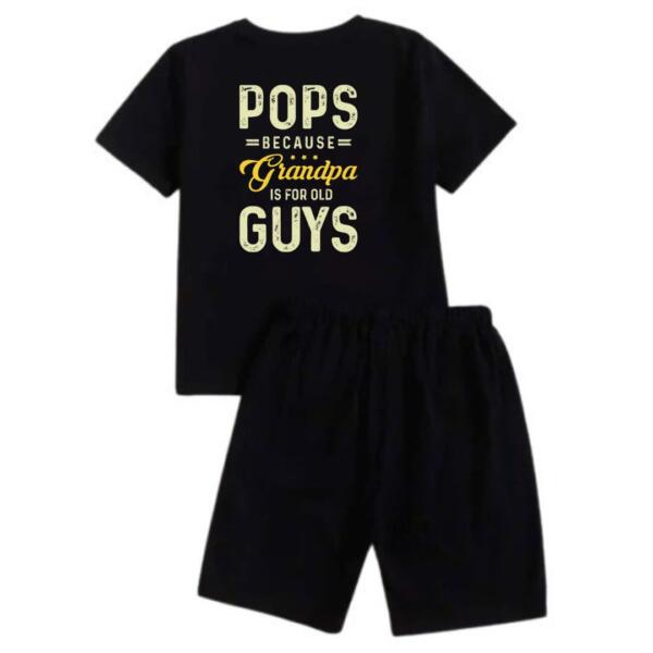 Pops Because Grandpa Is For Old Guys Short Tracksuit Pops Because Grandpa Is For Old Guys Short Tracksuit