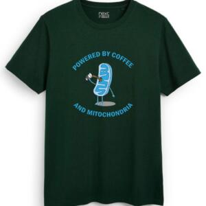 Powered By Coffee And Mitochondria T-Shirt - Image 7