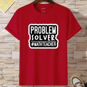 Problem Solver #Math Teacher T-Shirt (2)