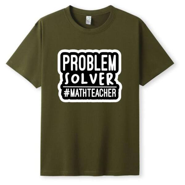 Problem Solver #Math Teacher T-Shirt (5)
