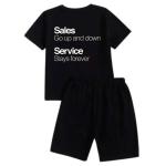 Sales Go Up And Down Service Stays Forever Short Tracksuit