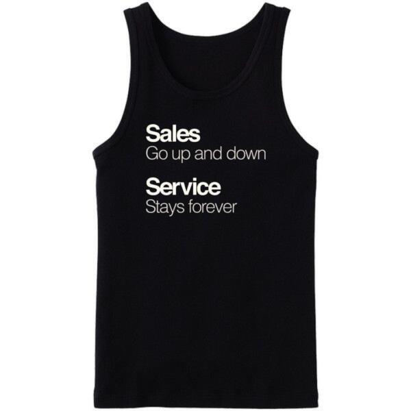 Sales Go Up And Down Service Stays Forever Tanktop Sales Go Up And Down Service Stays Forever Tanktop