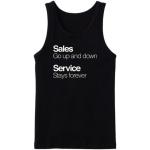Sales Go Up And Down Service Stays Forever Tanktop