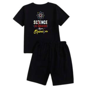 Science Is Greater Than Opinion Short Tracksuit
