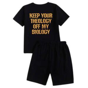 Keep Your Theology Off My Biology Short Tracksuit