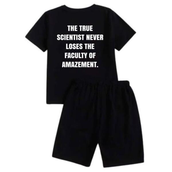 Scientist Never Loses The Faculty Of Amazement Short Tracksuit