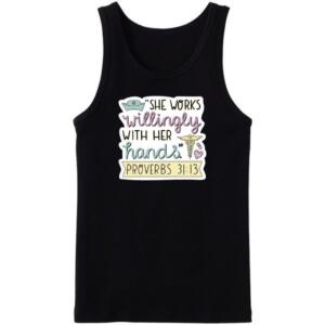 She Works With Her Hands Tanktop