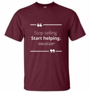 Stop Selling Start Helping T-Shirt - Image 7
