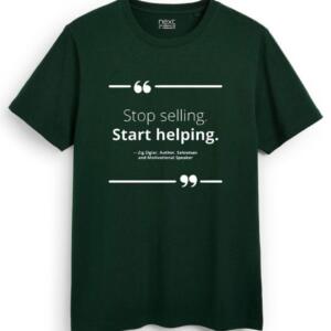 Stop Selling Start Helping T-Shirt - Image 5