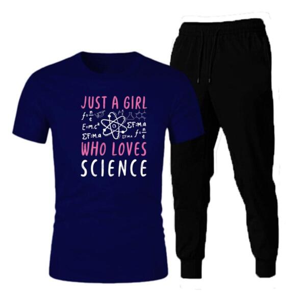 Just A Girl Who Loves Science Tracksuit