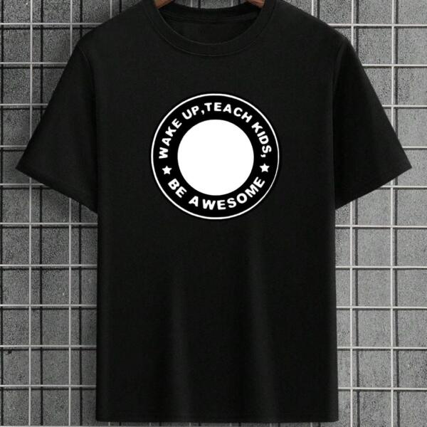 Wake Up Teaches Kids Be Awesome T-Shirt Wake Up Teaches Kids Be Awesome T-Shirt