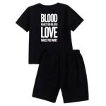Blood Makes You Related Love Makes You Family Short Tracksuit