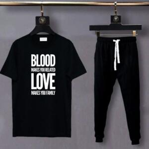 Blood Makes You Related Love Makes You Family Tracksuit