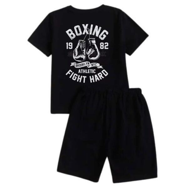 Boxing Fight Hard Short Tracksuit
