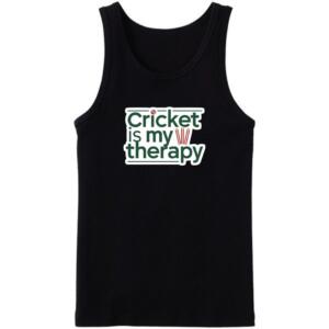 Cricket Is My Therapy Tanktop