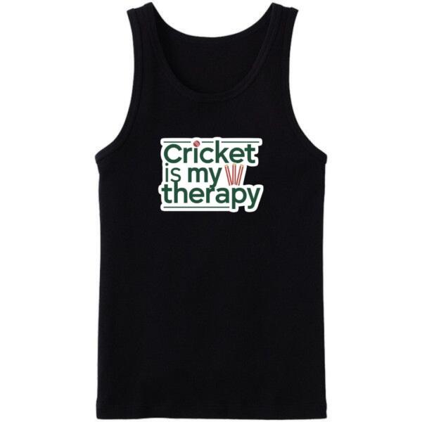 Cricket Is My Therapy Tanktop