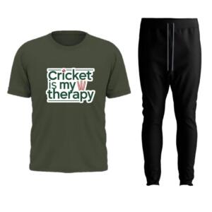 Cricket Is My Therapy Tracksuit - Image 4