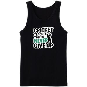 Cricket Teaches You To Never Give Up Tanktop