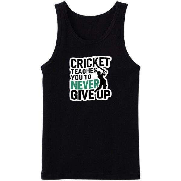 Cricket Teaches You To Never Give Up Tanktop