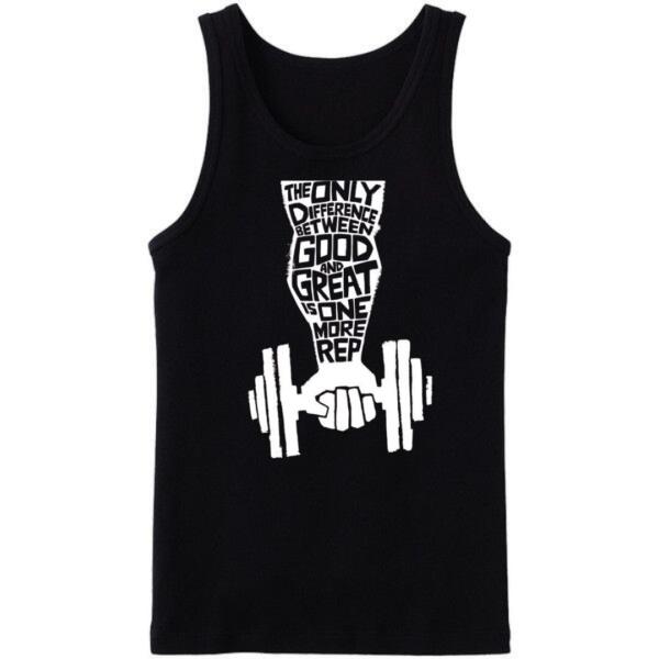 Difference Good And Great Is One More Rep Tanktop