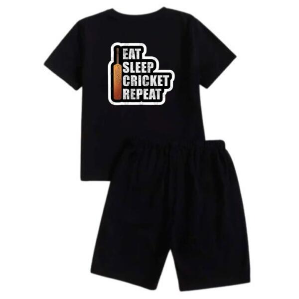 Eat Sleep Cricket Repeat Short Tracksuit