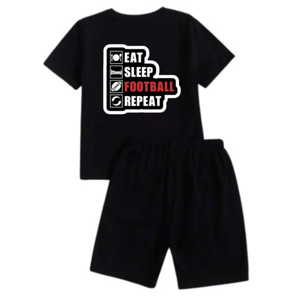 Eat Sleep Football Repeat Short Tracksuit