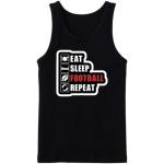 Eat Sleep Football Repeat Tanktop