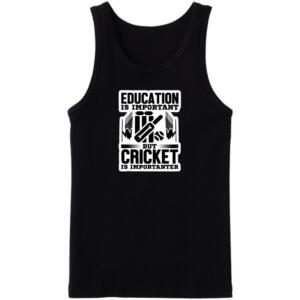 Education Is Important But Cricket Is Importanter Tanktop
