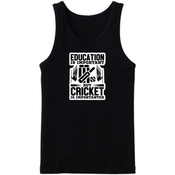 Education Is Important But Cricket Is Importanter Tanktop Education Is Important But Cricket Is Importanter Tanktop