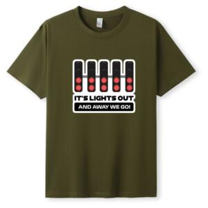 F1 Lights Out And Away We Go T-Shirt - Image 3