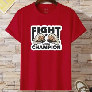 Fight Like A Champion T-Shirt - Image 4