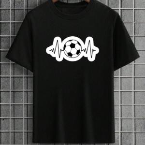Football Heartbeat T-Shirt
