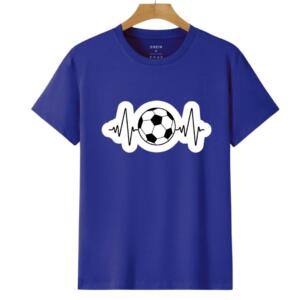 Football Heartbeat T-Shirt - Image 4