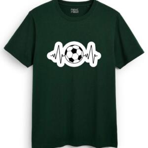 Football Heartbeat T-Shirt - Image 3