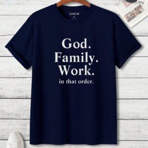 God Family Work In That Order T-Shirt - Image 6