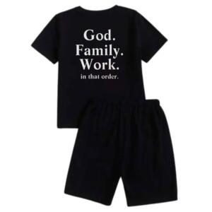 God Family Work Short Tracksuit