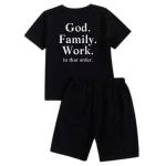 God Family Work Short Tracksuit