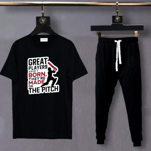 Great Players Aren't Born They Are Made On Pitch Tracksuit