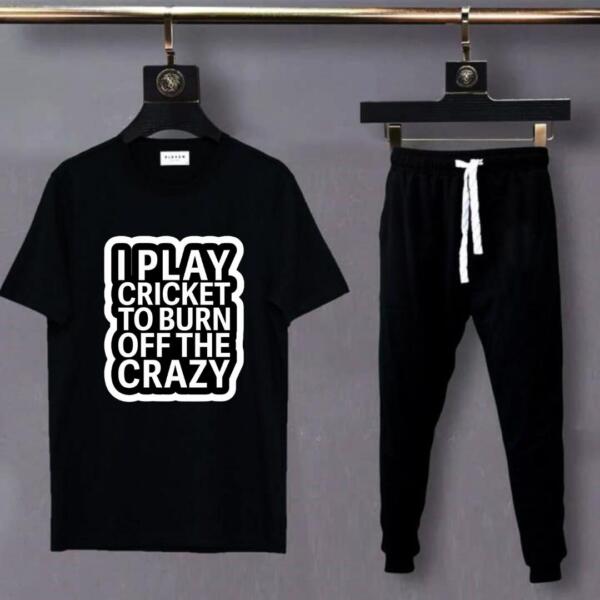 I Play Cricket To Burn Off Crazy Tracksuit