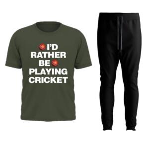 I'd Rather Be Playing Cricket Tracksuit - Image 2