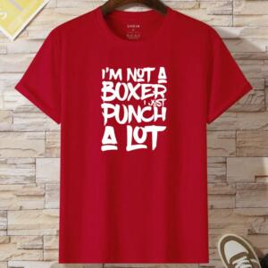 I'm Not A Boxer Just Punch A Lot T-Shirt - Image 2