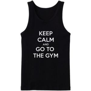 Keep Calm And Go To The Gym Tanktop