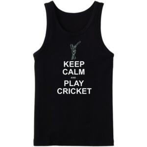 Keep Calm And Play Cricket Tanktop