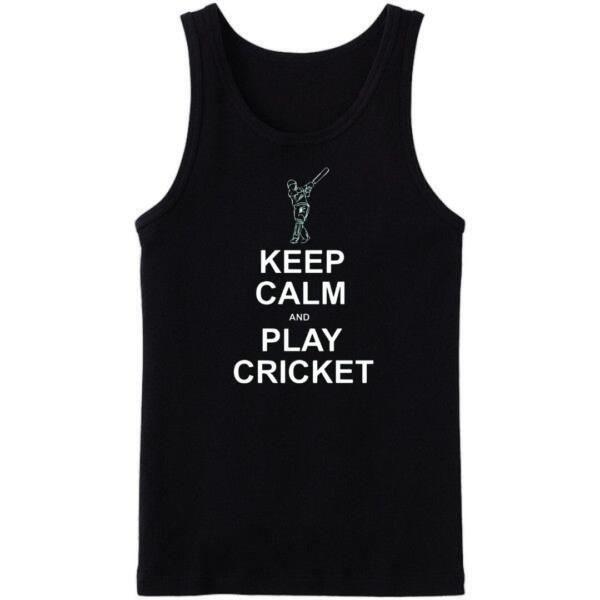 Keep Calm And Play Cricket Tanktop