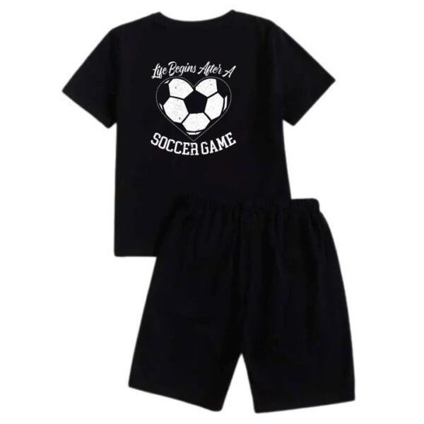 Life Begins After A Soccer Game Short Tracksuit