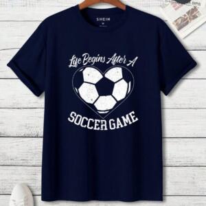 Life Begins After A Soccer Game T-Shirt - Image 3